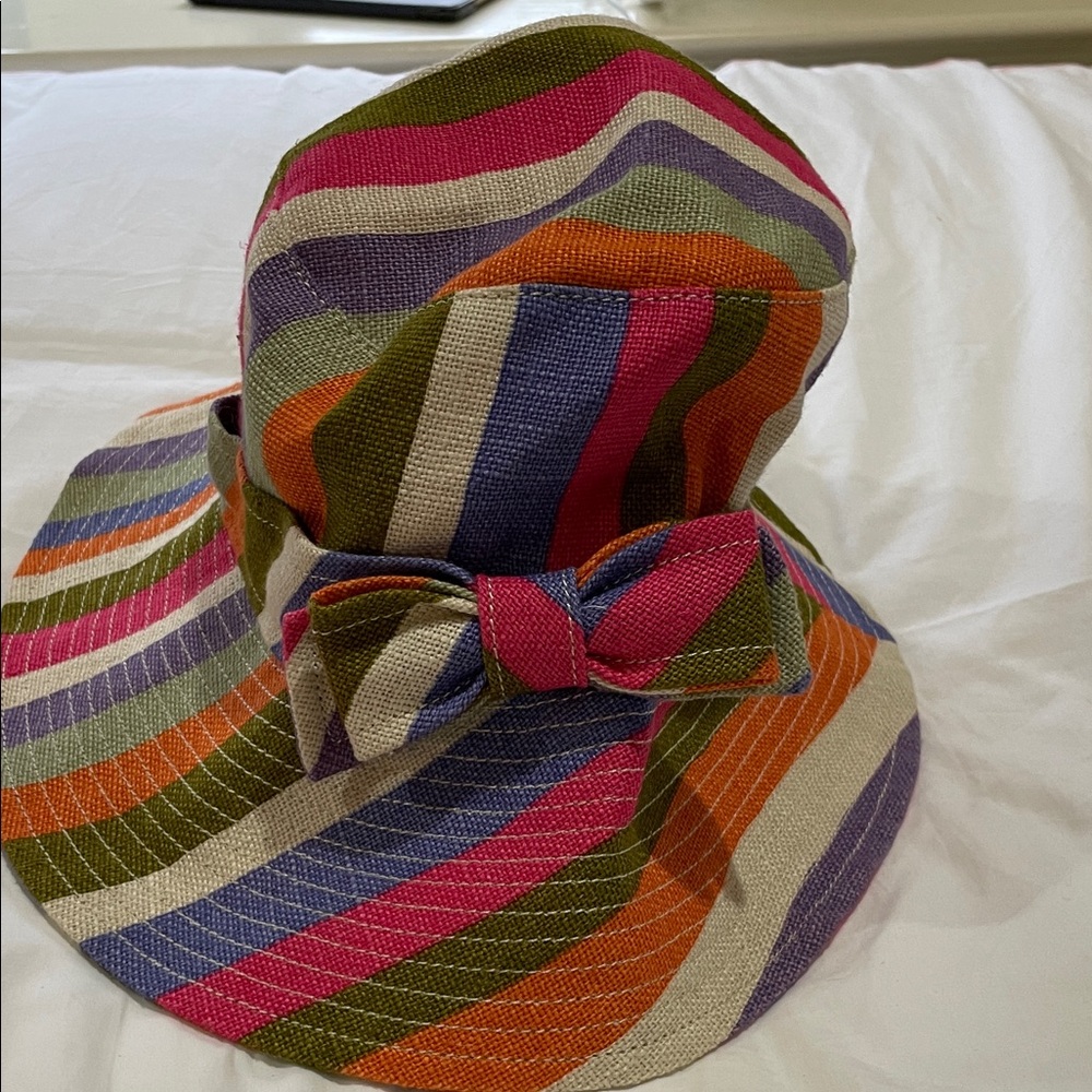 Coach Multicolor Striped Women's Hat - Picture 1 of 4